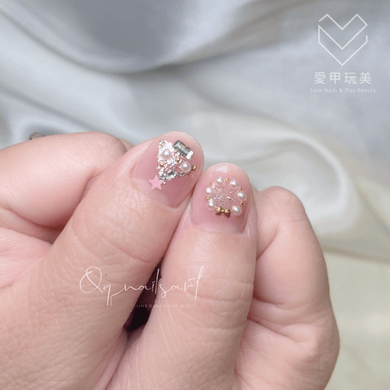 小小的聖誕節點綴,讓生活更有儀式感 QQ老師美甲作品-台中美甲推薦