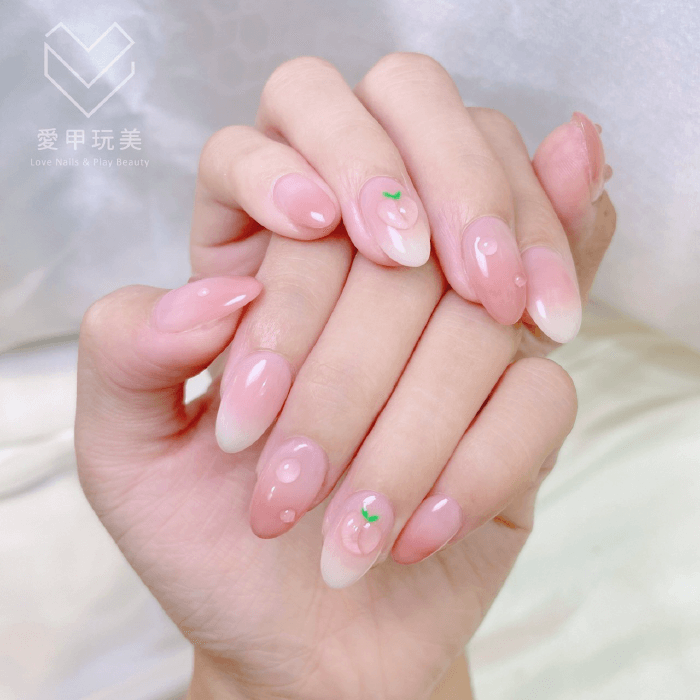 繽紛的糖果色,甜美又俏皮 QQ老師美甲作品-台中美甲推薦